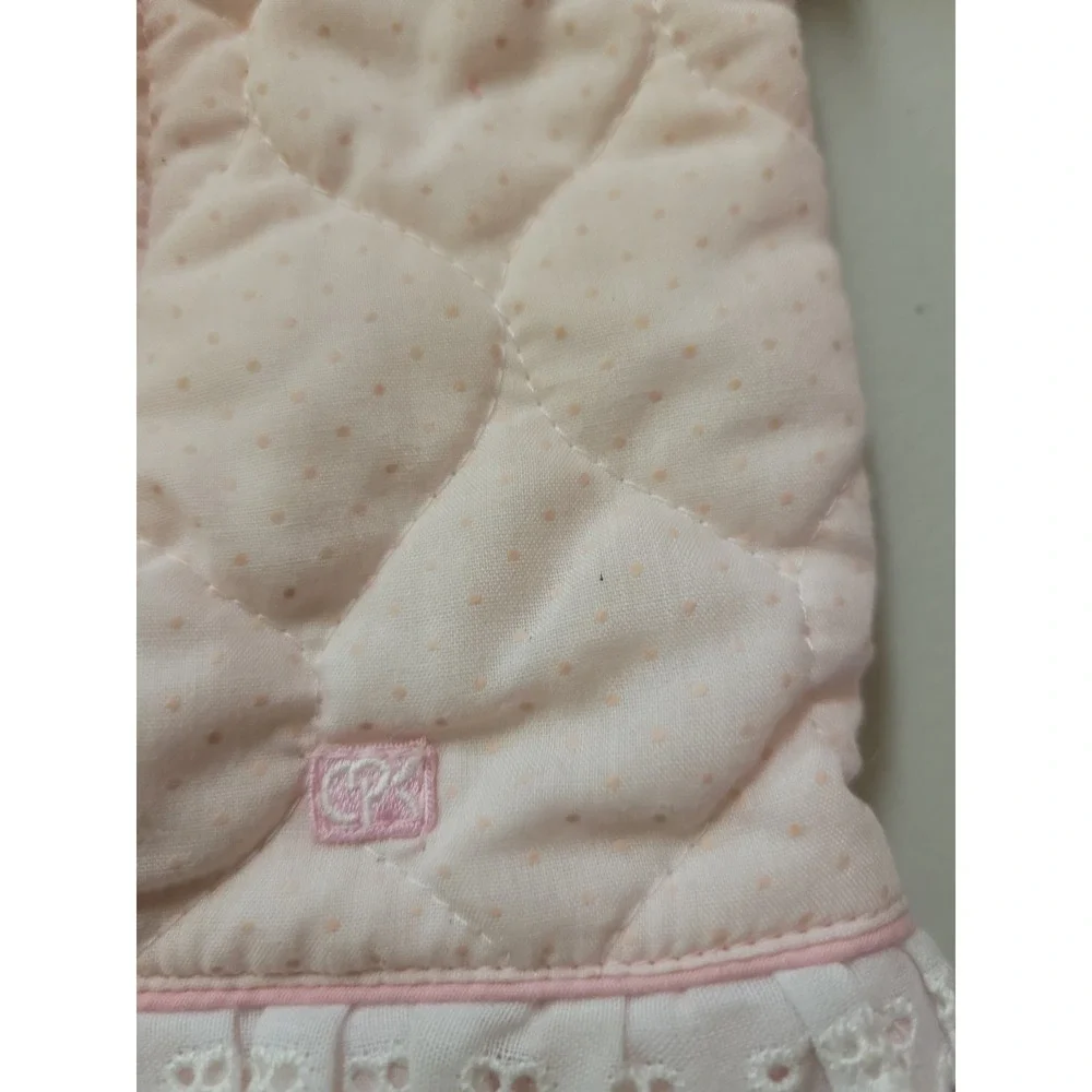 Vtg 1987 Coleco‎ Cabbage Patch Kids CPK Pink Quilted Bunting Sleeper 80s